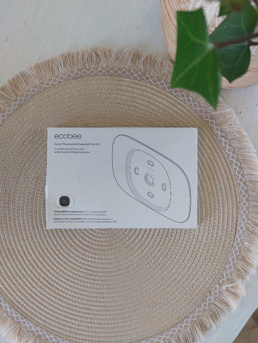 Ecobee Smart Thermostat Essential Trim Kit